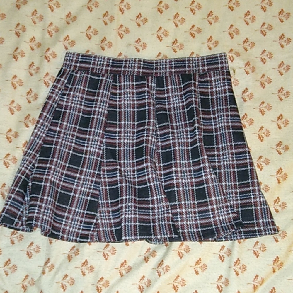 Plaid Skater Skirt